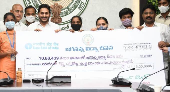 Jagananna Vidya Deevena Scheme 2021 Apply, jnanabhumi.ap.gov.in